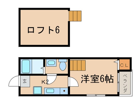 マインハイム枇杷島の物件間取画像